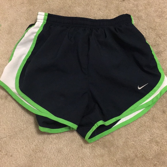 lime green nike shorts womens